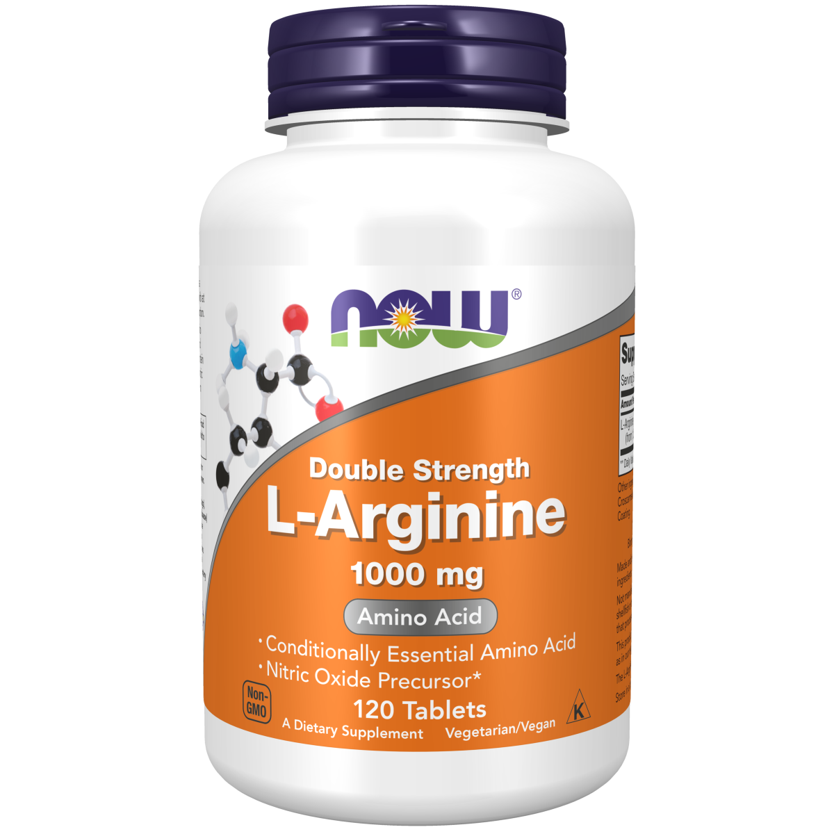 L-arginina, 1000 mg de doble potencia (120 Tablets)/ L-Arginine, Double Strength 1000 mg