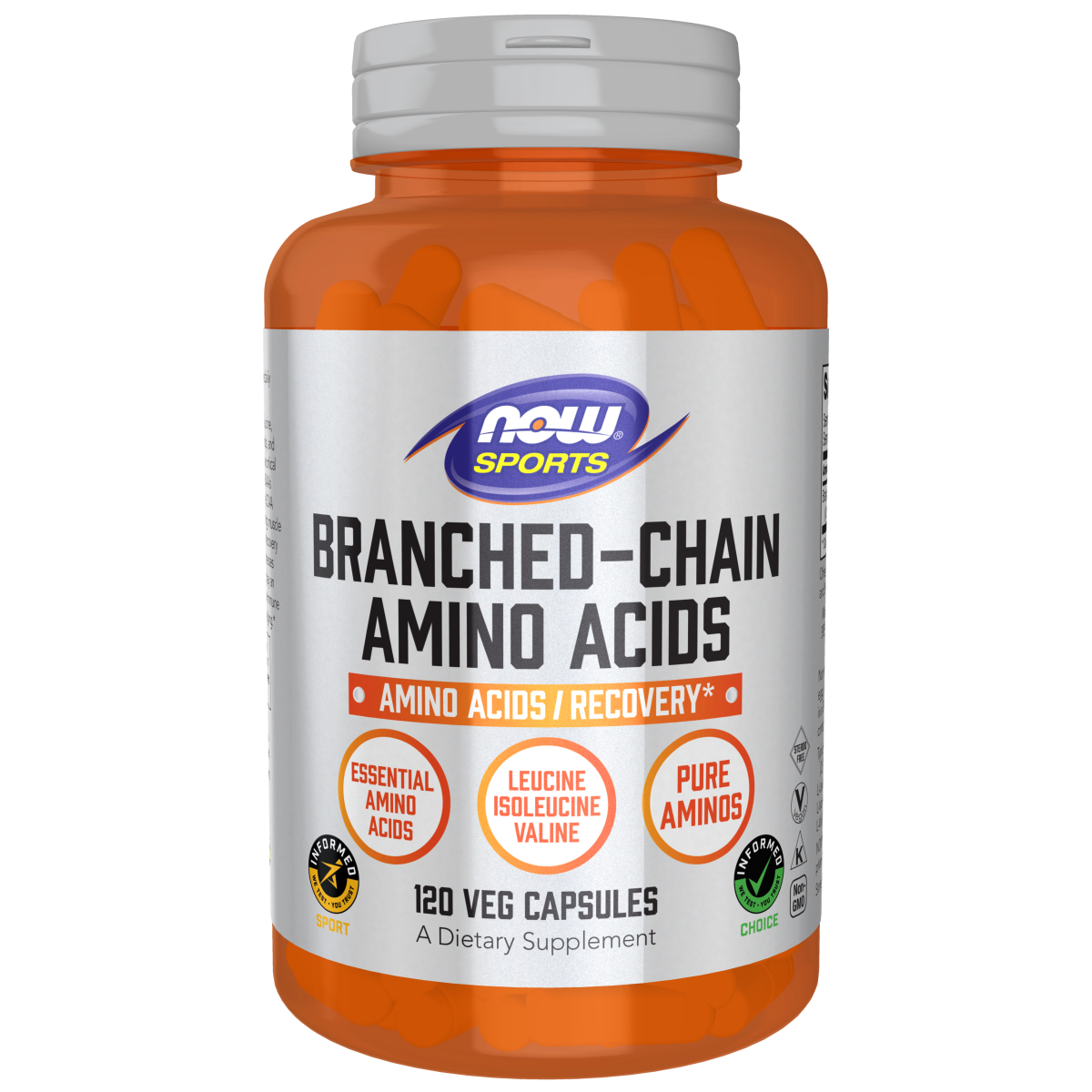 Aminoácidos de cadena ramificada (120 Veg Caps)/ Branched Chain Amino Acids