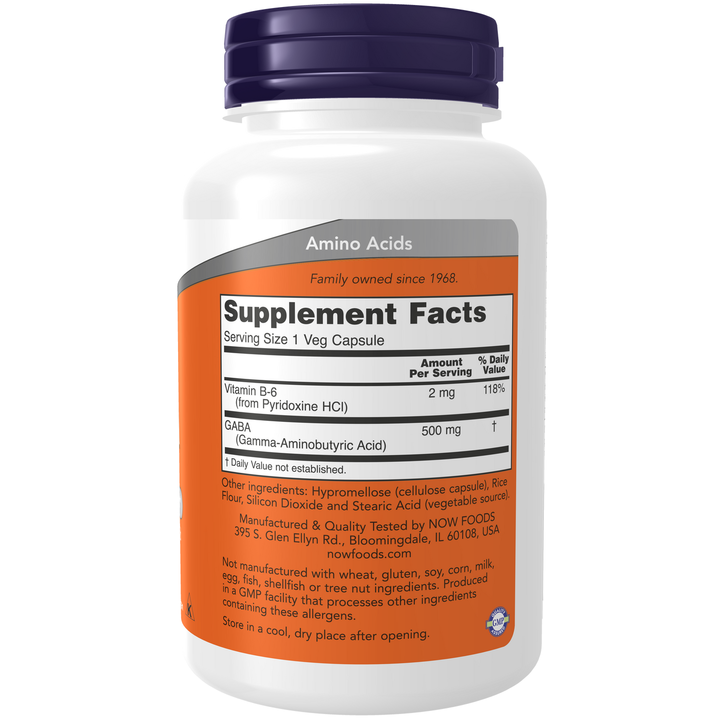 GABA 500mg 100 VCAPS
