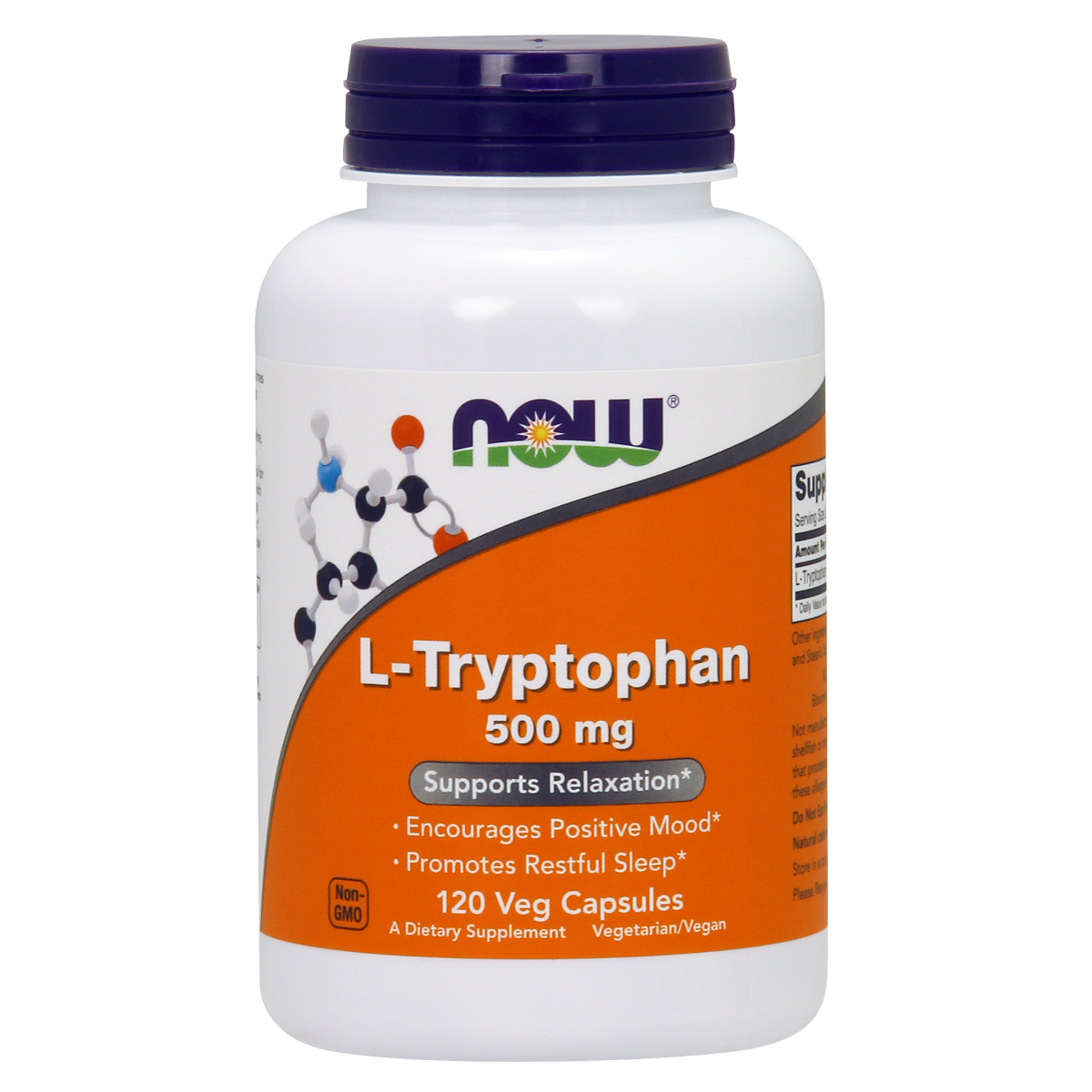L-triptófano / L-Tryptophan 500 mg 120vcaps
