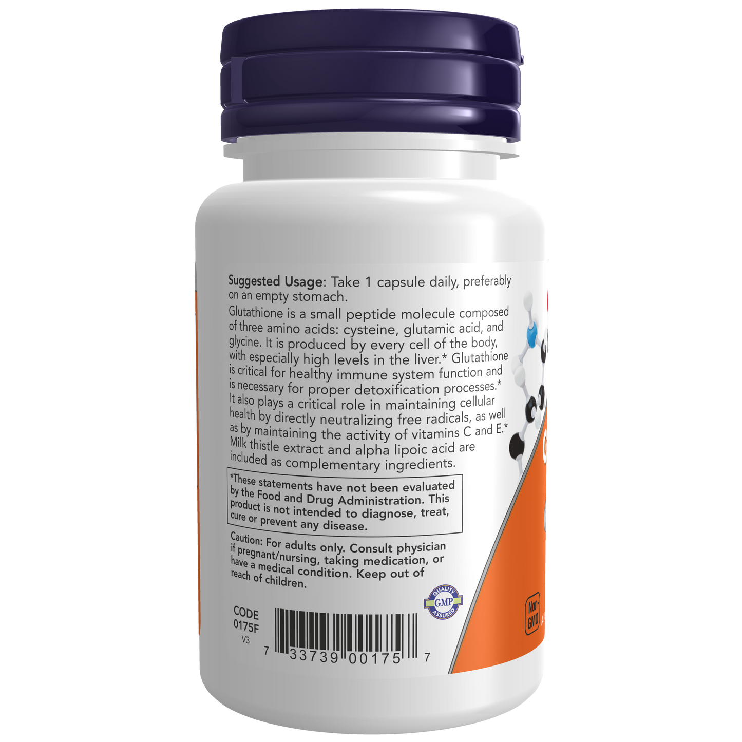 Glutation 500 mg 30 VEG CAPS / Glutathione 500 mg
