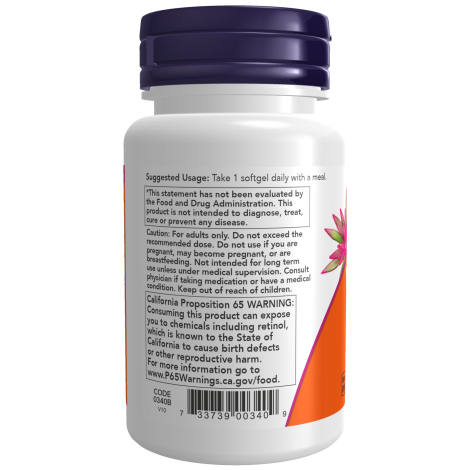 Vitamina A 25,000 (100 Softgels) / Vitamin A 25,000