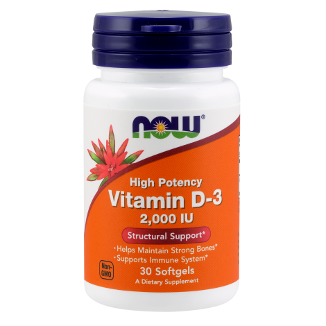 Vitamina D-3 2000 UI (30 Softgels)/ Vitamin D-3 2000 IU 30 caps gel.