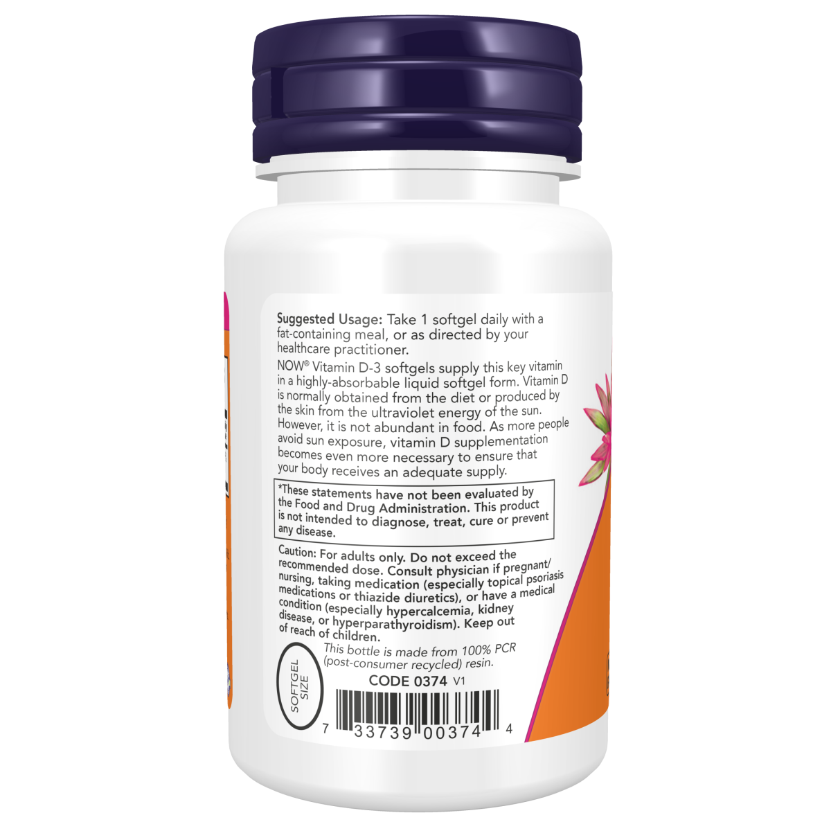 Vitamin D3 5000 IU (30 Softgels)