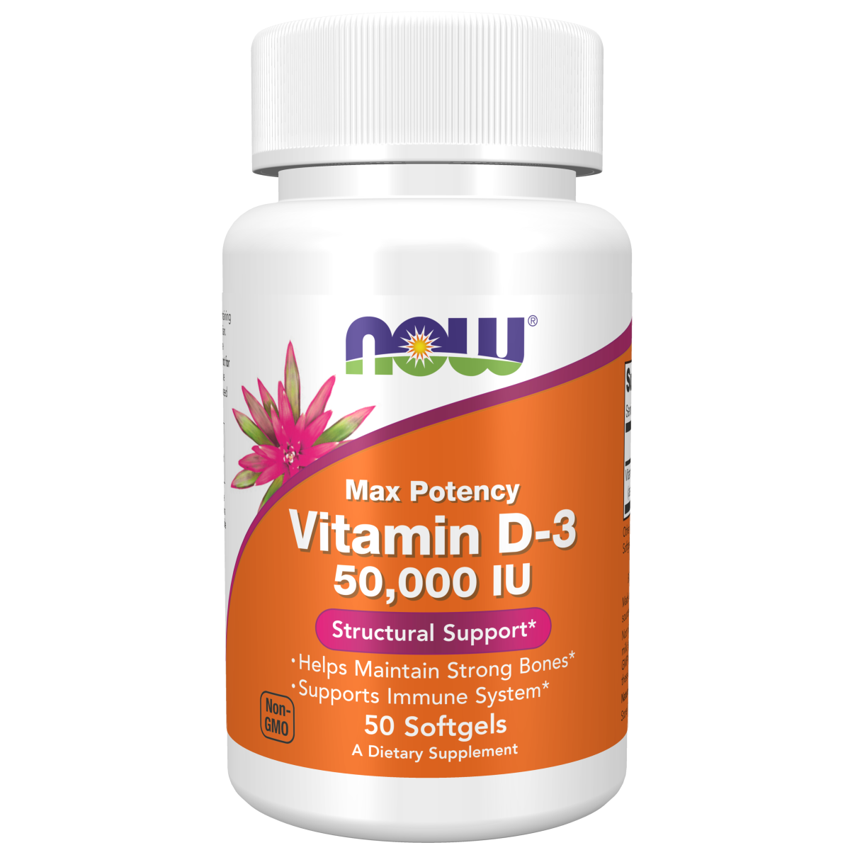 Vitamina D-3 50,000 UI (50 Softgels) / Vitamin D-3 50,000 IU