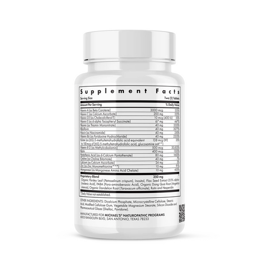 Multivitamínico para Niñas Adolescentes (60 veg tabs), Michael´s Health