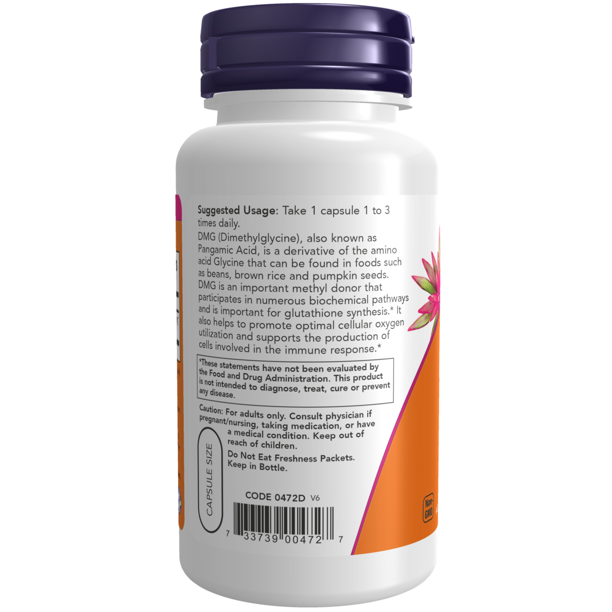 DMG 125 mg (100 Veg Capsules)