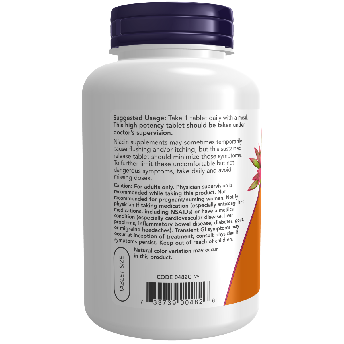 Niacina 500 mg (250 TAB)/ Niacin 500 mg Tablets