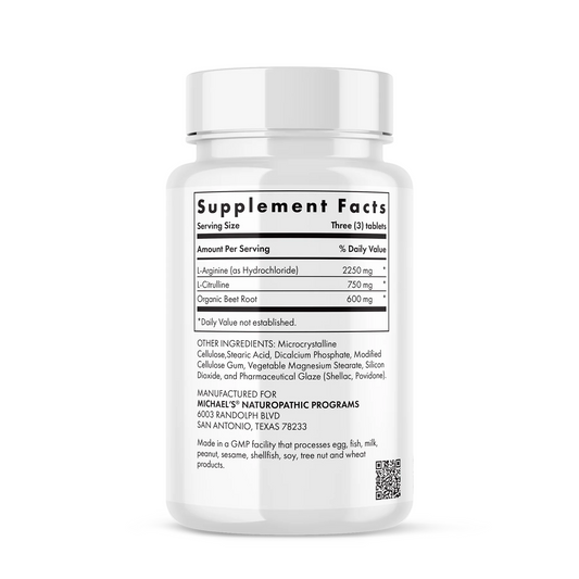 Arginina 2250mg & Citrulina 750mg (45 tabs), Michael´s Health