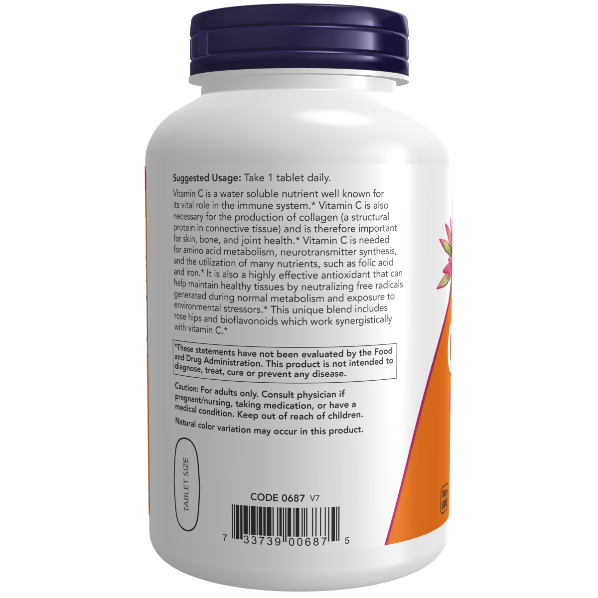 Vitamina C-1000 (250 TAB) /Vitamin C-1000 Tablets