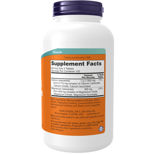 Calcio y Magnesio /Calcium & Magnesium (250 Tablets)