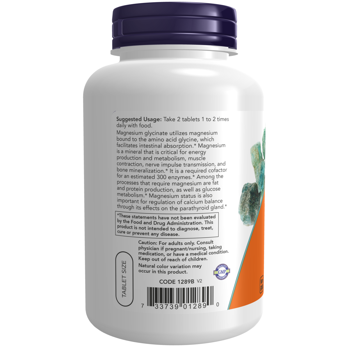 Glicinato de Magnesio 200 mg(180 TAB) /Magnesium Glycinate Tablets