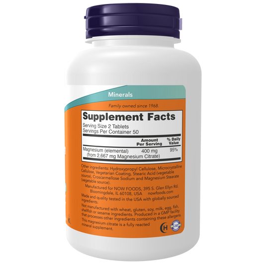 Magnesium Citrate 200 mg (100 tabs)