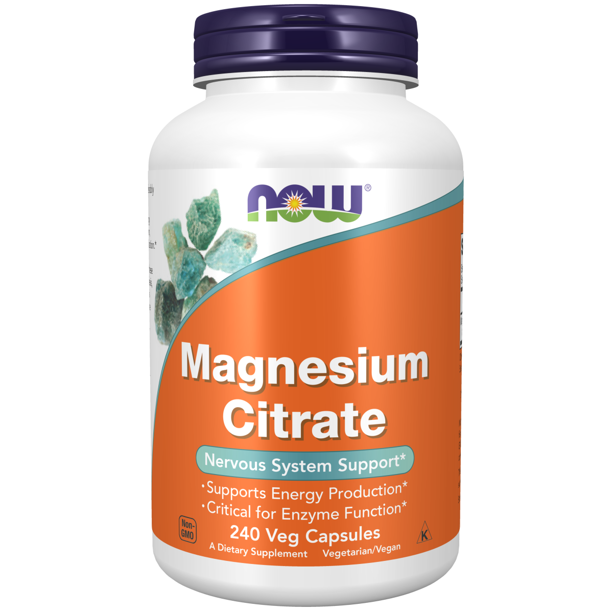 Citrato de Magnesio 400mg (240 Veg Caps)/ Magnesium Citrate Veg Capsules