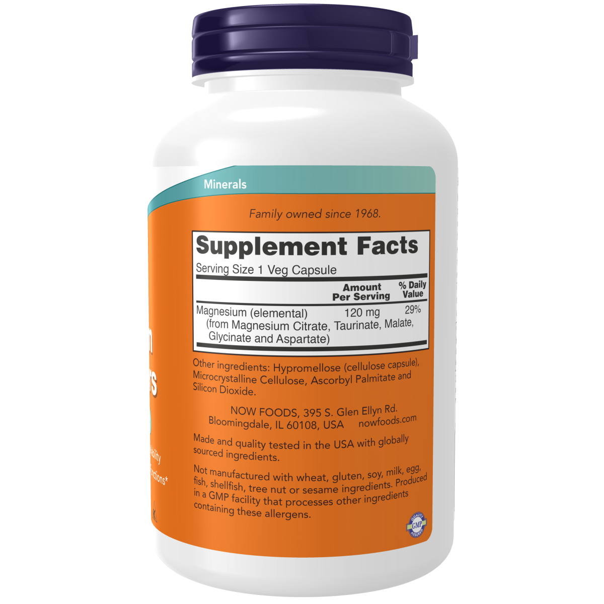Cápsulas vegetales transportadoras de magnesio (180vcaps) / Magnesium Transporters Veg Capsules