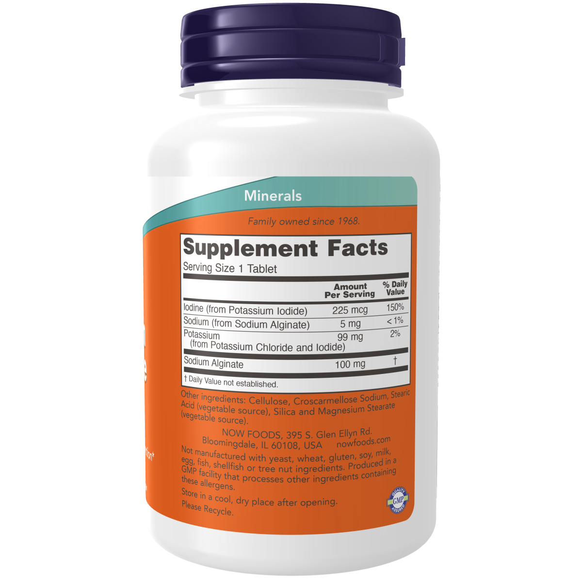 Potasio 99 mg mas yodo (180 Tabs) / Potassium plus Iodine