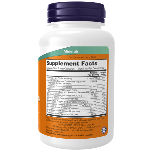 Multimineral Espectro Completo / Full Spectrum Mineral Caps (120 Veg Caps)