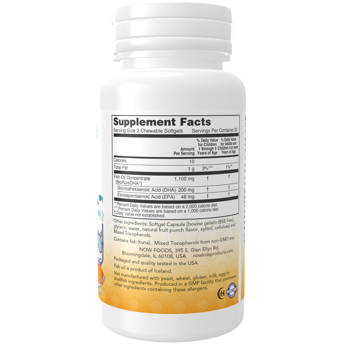 DHA (100 mg DHA) Para niños 60 SFG / DHA for Kids