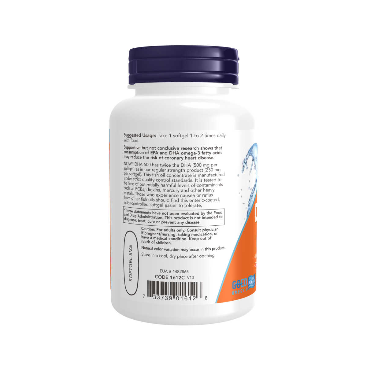 DHA-500 Doble Potencia (90 SOFTGELS)/ DHA-500, Double Strength
