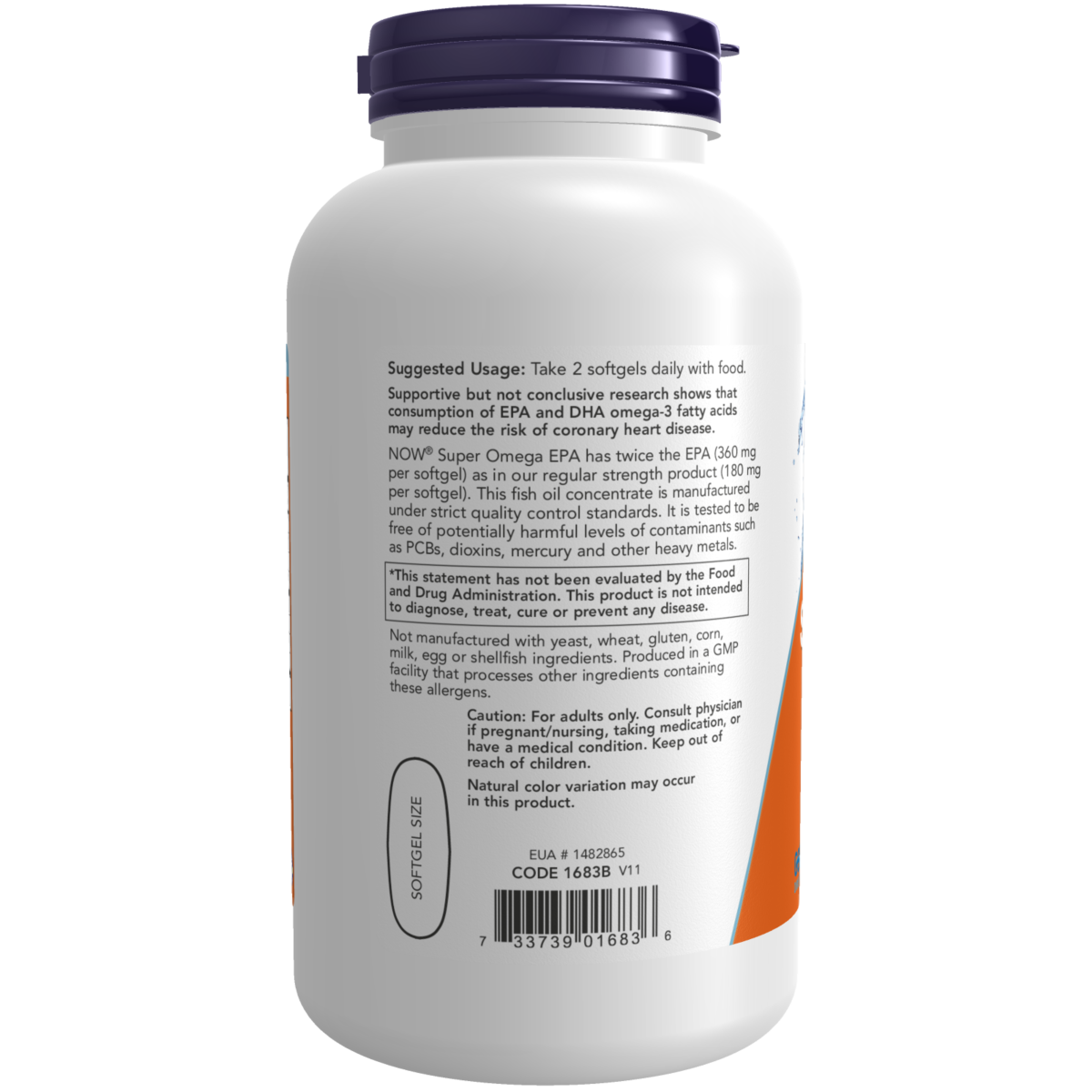 Super Omega EPA, doble potencia 360 EPA / 240 DHA (240 SFG) / Double Strength