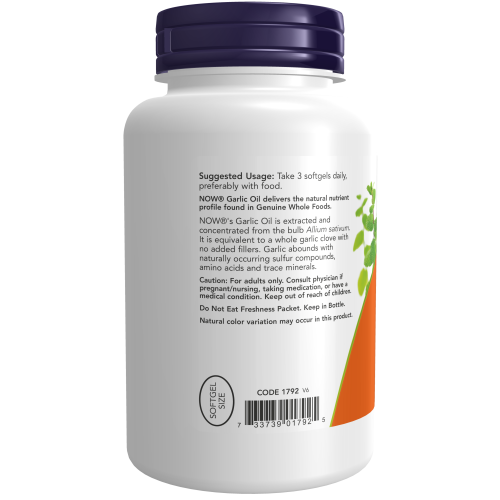 Aceite de Ajo 1500 mg / Garlic Oil 1500 mg (250 Softgels)
