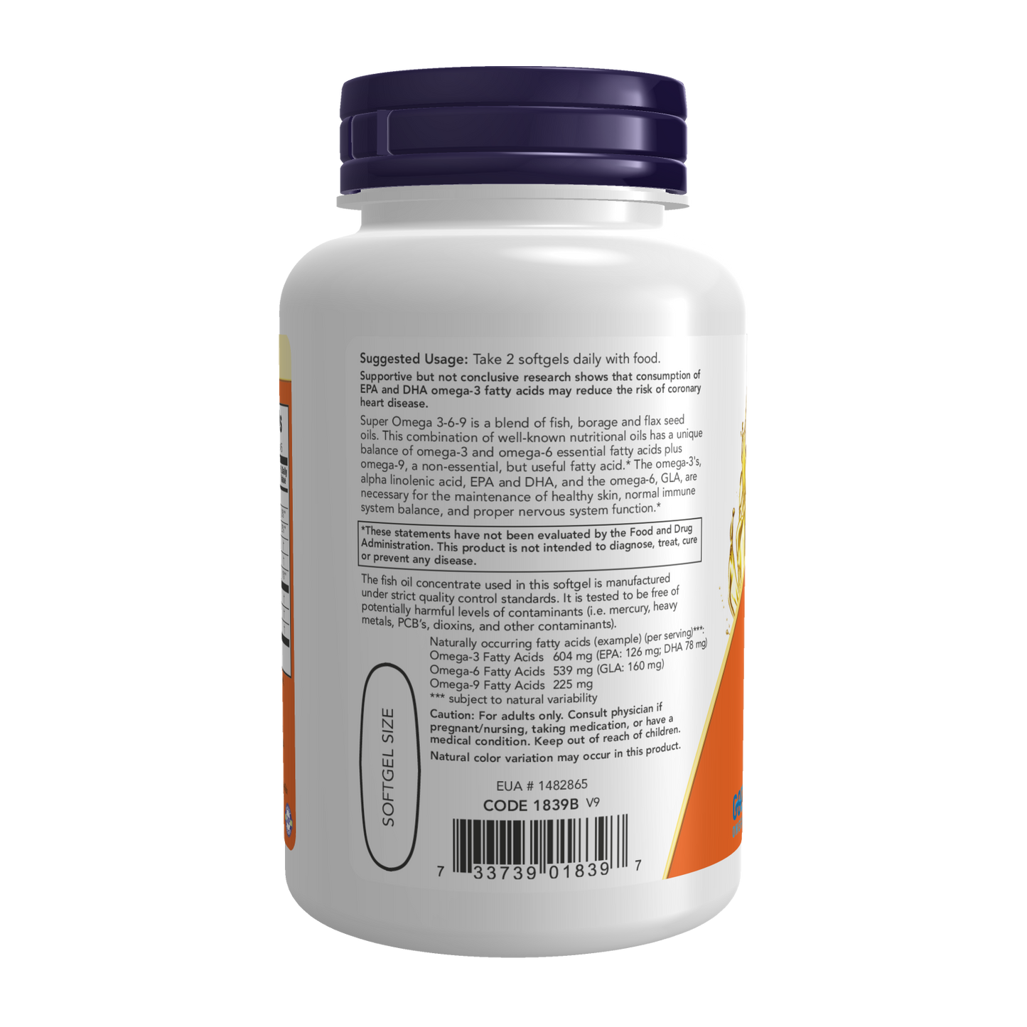 Super Omega 3-6-9 1200 mg (90 softgels)