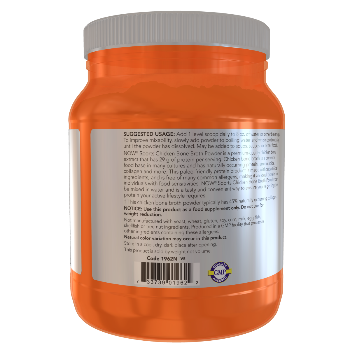 OFERTA 50% Proteina de Caldo de Huesos de Pollo (1.2lbs/544gr)