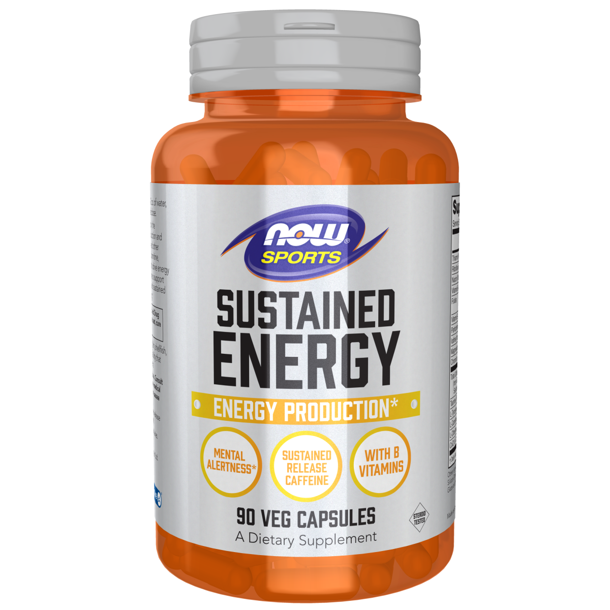 Energía Sostenida (Producción de energía 90 Veg Caps /Sustained Energy