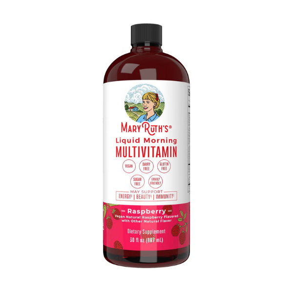 Multivitamínico matutino líquido 946ml / Morning Multivitamin Liquid, Raspberry,(32oz)