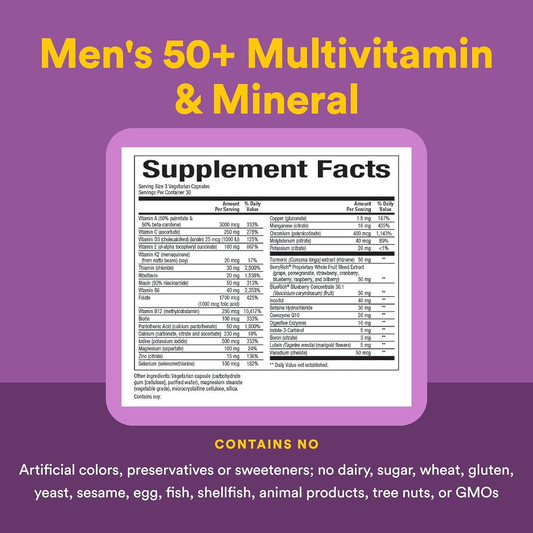 MultiFactors® Mujeres 50+ 90 vcap, Natural Factors