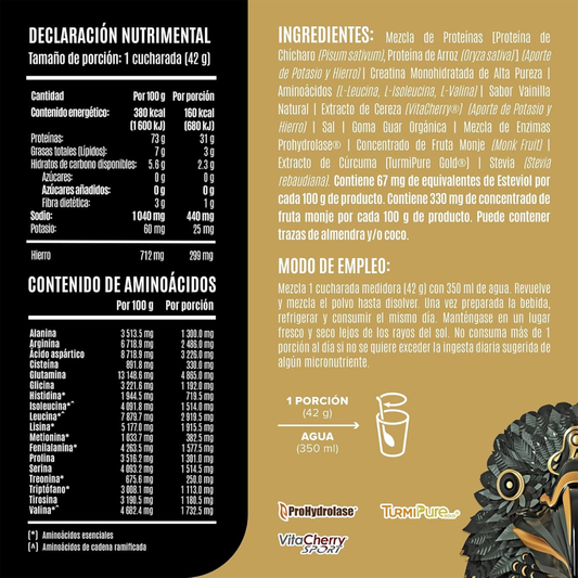 Falcon Performance Vainilla (1.9 kg), Birdman