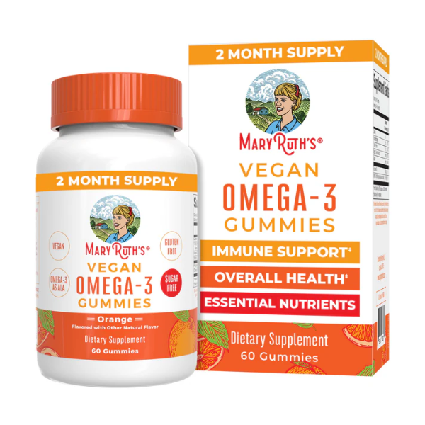 Omega-3 en Gominolas Veganas (60 gomitas), Mary Ruth´s