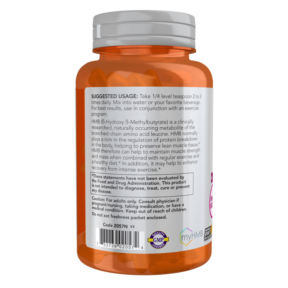 Polvo de HMB 770mg (90 g/3.2oz) /HMB Powder