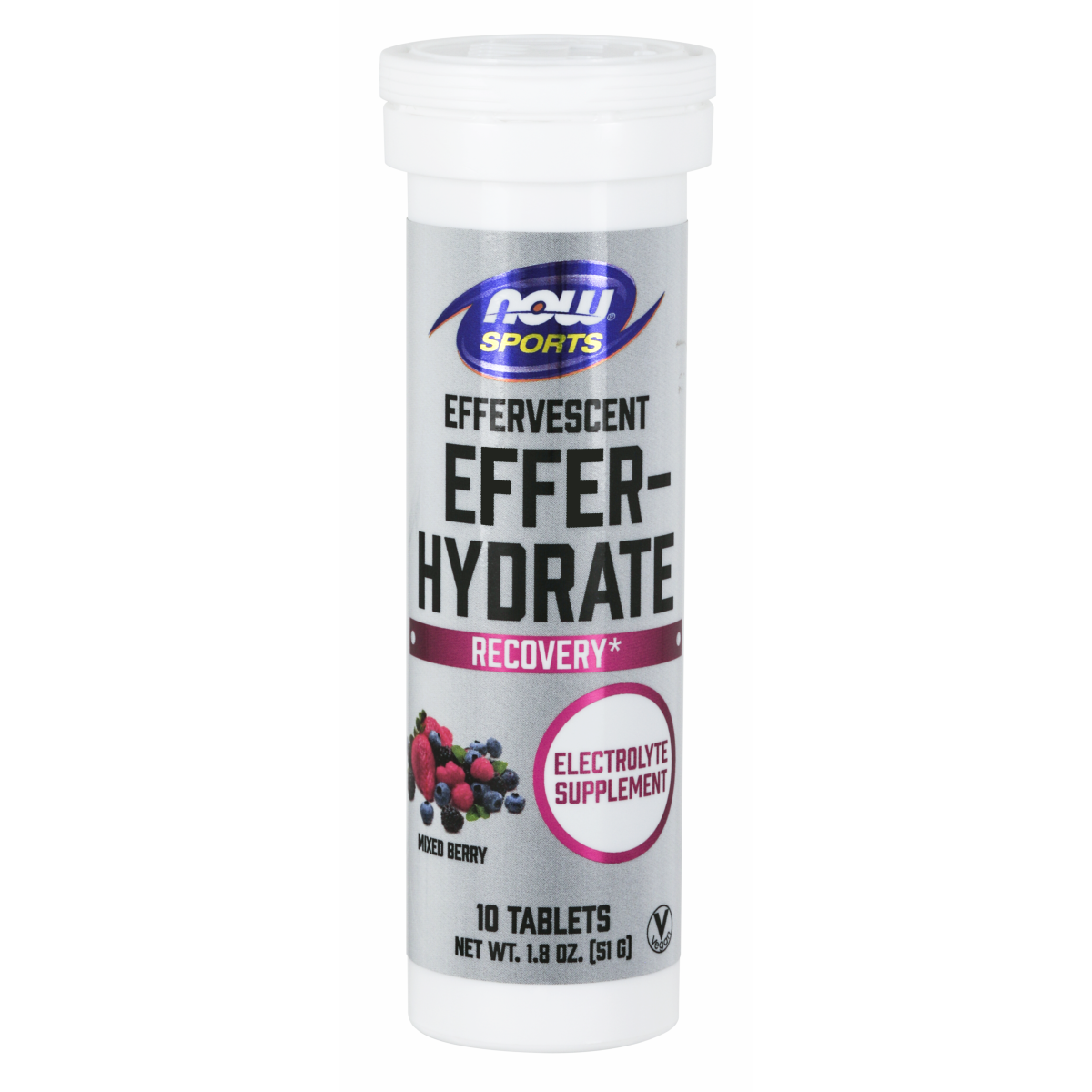 Effer-Hydrate Comprimidos efervescentes de bayas mixtas (10 TAB) /( Effervescent Mixed Berry Tablets)