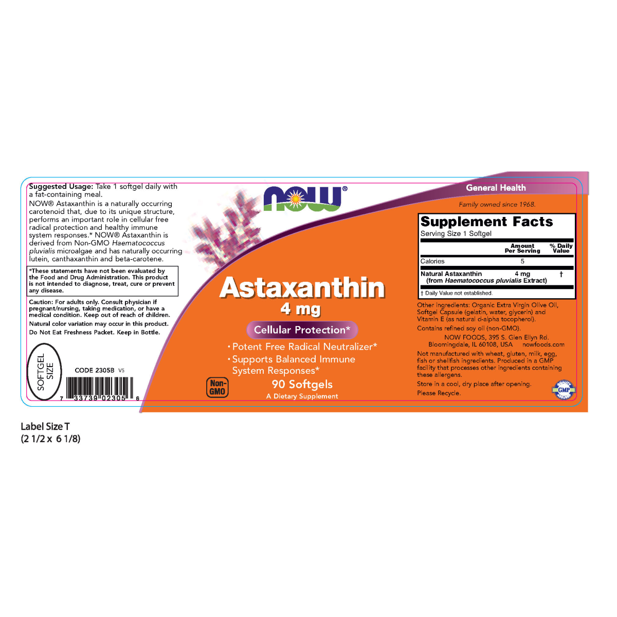 Astaxanthin 4 mg (90 Softgels)