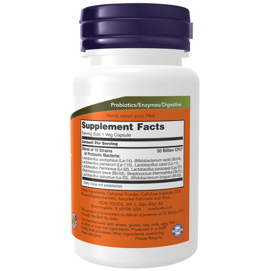 Probiótico 10 50 Billon( 50 Veg Caps)