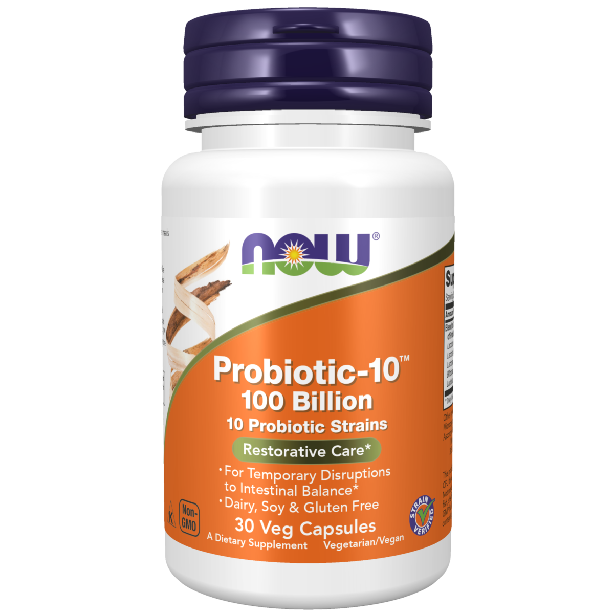 Probiotic-10™ 100 mil millones cápsulas vegetales / Probiotic-10™ 100 Billion Veg Capsules