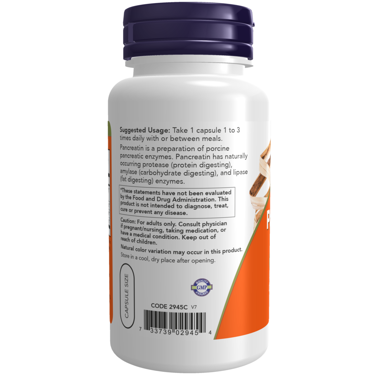 Pancreatina 2000 (100 caps) / Pancreatin 2000 - 100 Caps