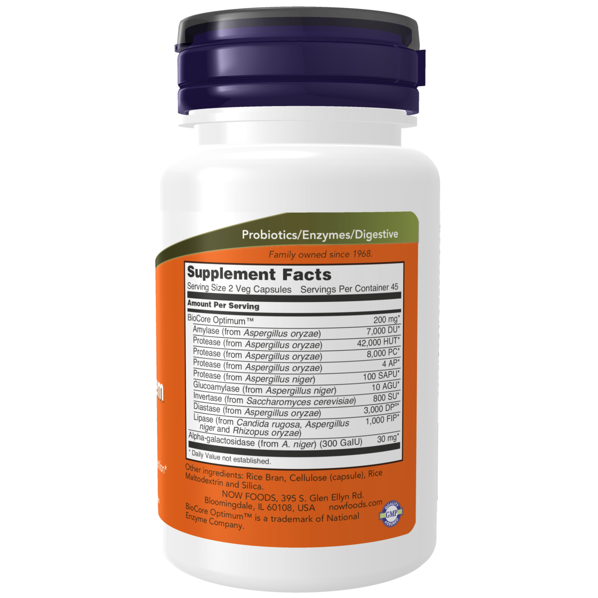 Enzymas Digestivas Espectro Completo / Optimal Digestive System (90 Veg Capsules)