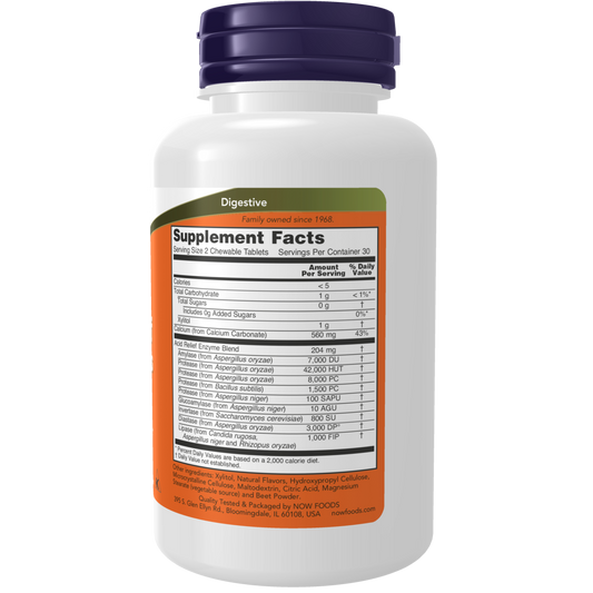 Alivio de acidez con enzimas (60 Chewables) / Acid Relief with Enzymes