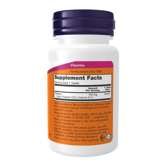 Vitamina B-1 (100mg) 100 Tab/ Vitamin B-1 100 mg
