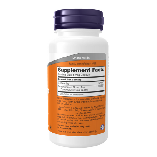 L-Teanina 100mg (90 Veg Caps) / L-Theanine 100 mg