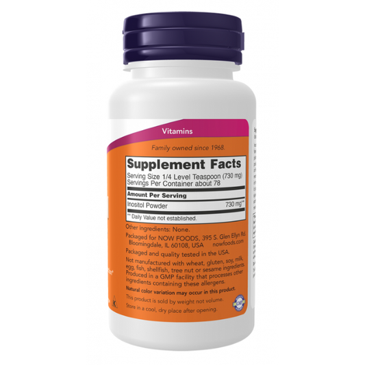 Polvo de inositol 2 OZ. (57g)