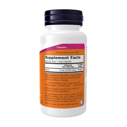 Biotina 5000 mcg (60 Veg Caps) / Biotin 5,000 mcg