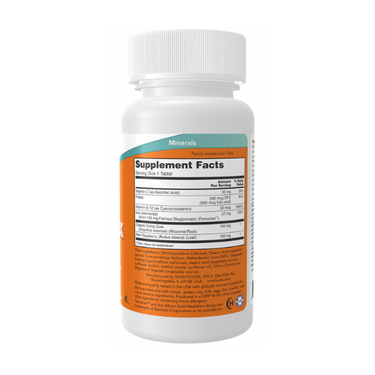 Hierro Complex 27mg (100 Tablets)/ Iron Complex. Bisglicinato. Sin estreñimiento.
