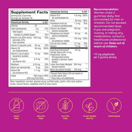 Alive!® Multivitaminico Para Mujeres 50+ (60 gomitas), Nature's Way