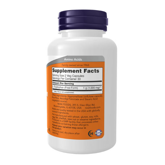 L-triptófano / L-Tryptophan 500 mg 120vcaps