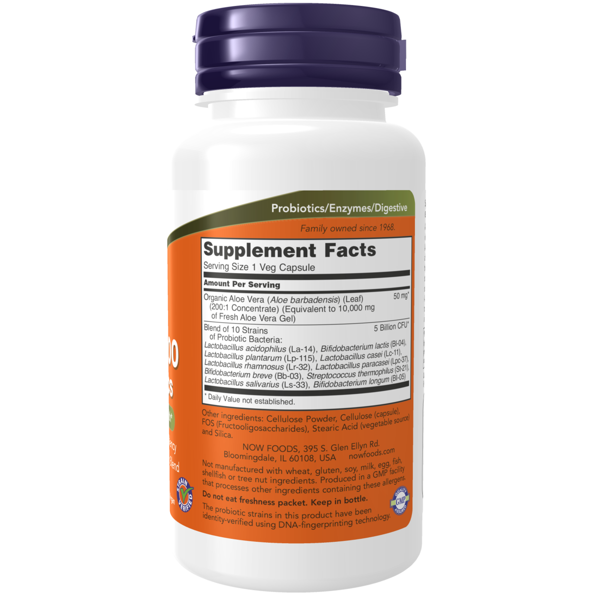Aloe 10,000 y Probióticos (60 Veg Caps) /Aloe 10,000 & Probiotics