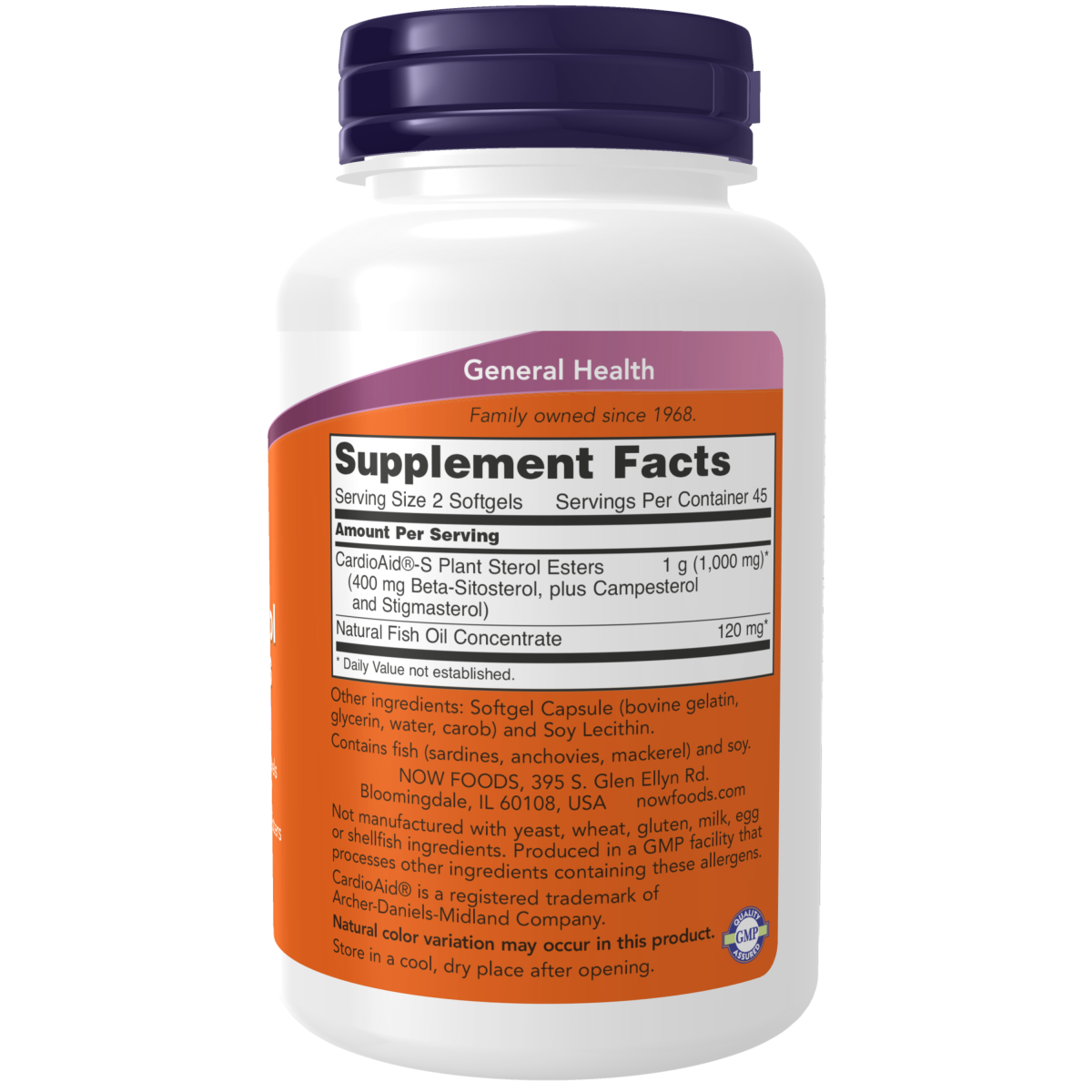 Cápsulas blandas de esteroles vegetales de beta-sitosterol (90 caps bandas) / Beta-Sitosterol Plant Sterols Softgels (90 softgels)