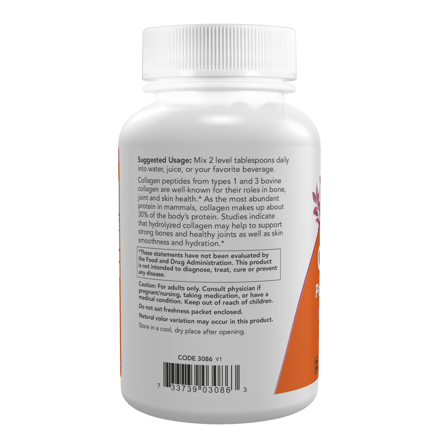 Colágeno Hydrolizado (227gr)/ Collagen Peptides Powder
